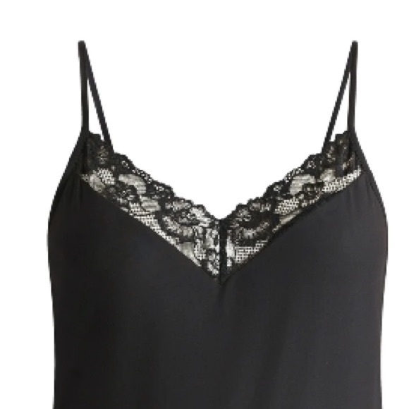 💜 Joyspun Women's Lace Trim Knit Chemise Size:2X(18W-20W) - Picture 5 of 5